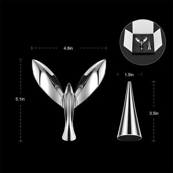 Flying bird bottle opener - Silver